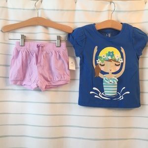 GAP Shorts NWT/ Top NWOT